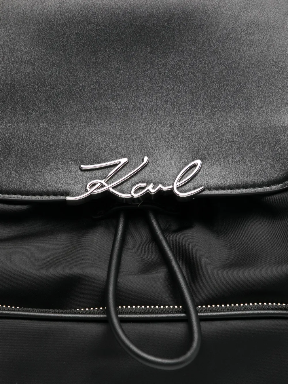 Karl Lagerfeld Ksignature rugzak Zwart