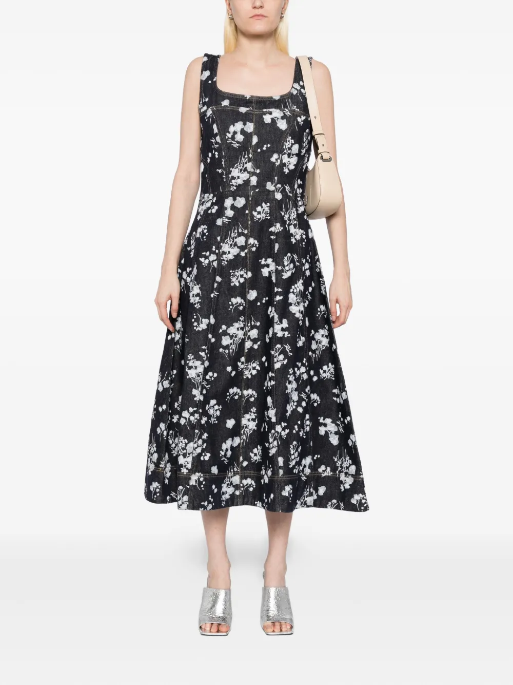 Karl Lagerfeld Jurk met print Blauw