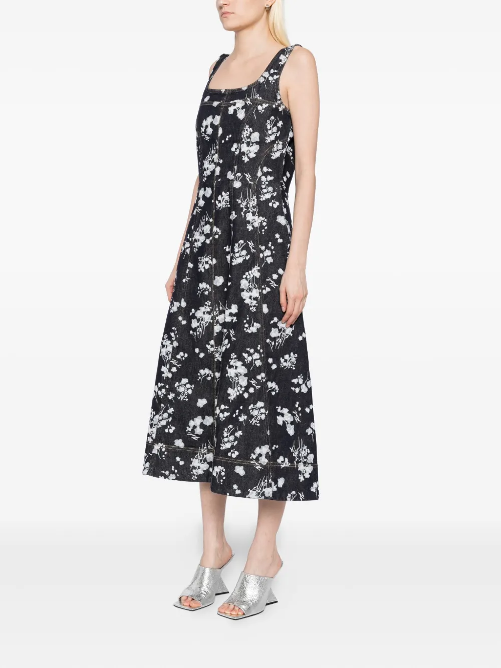 Karl Lagerfeld Jurk met print Blauw