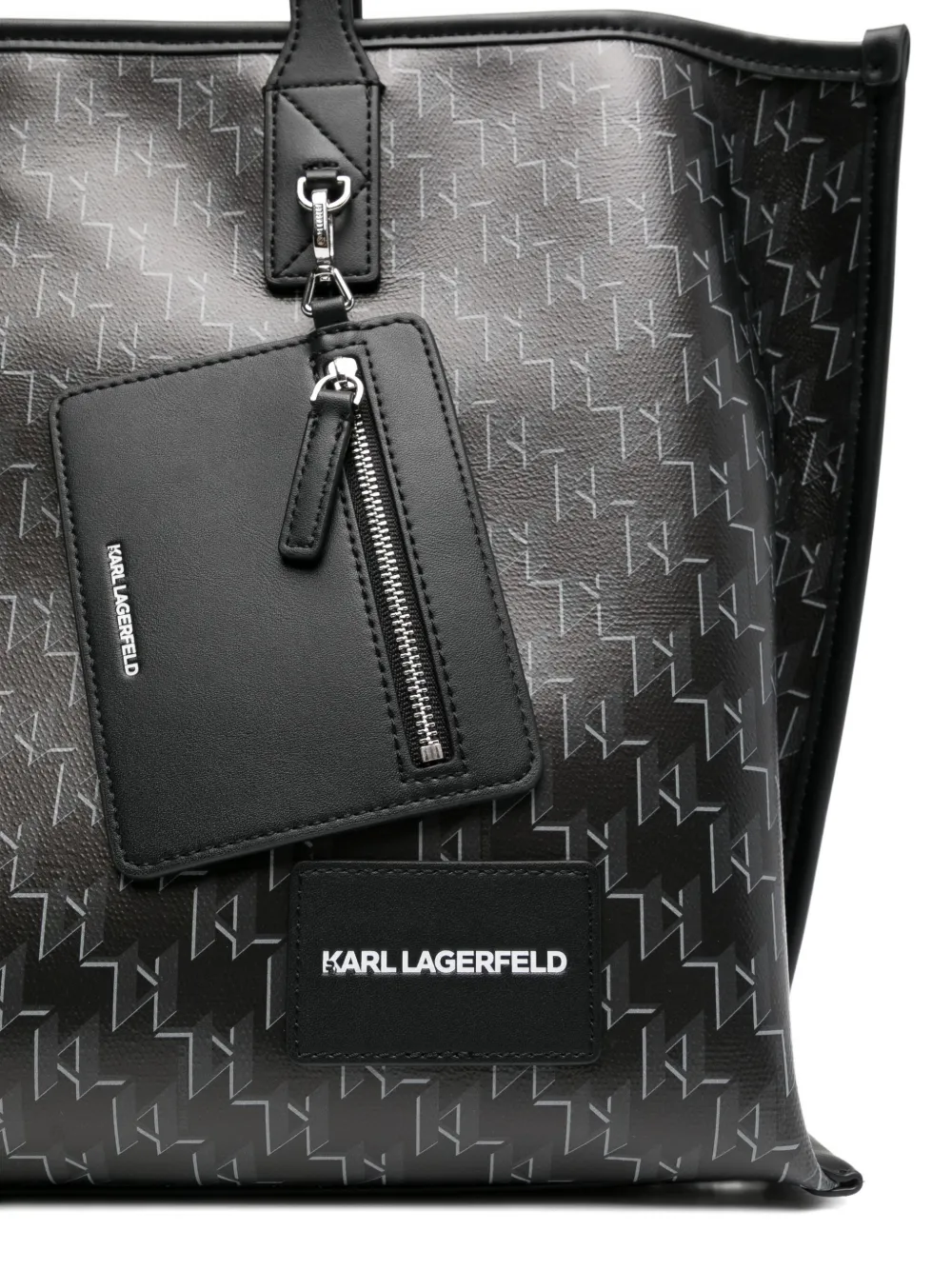Karl Lagerfeld Kvoyage shopper Zwart