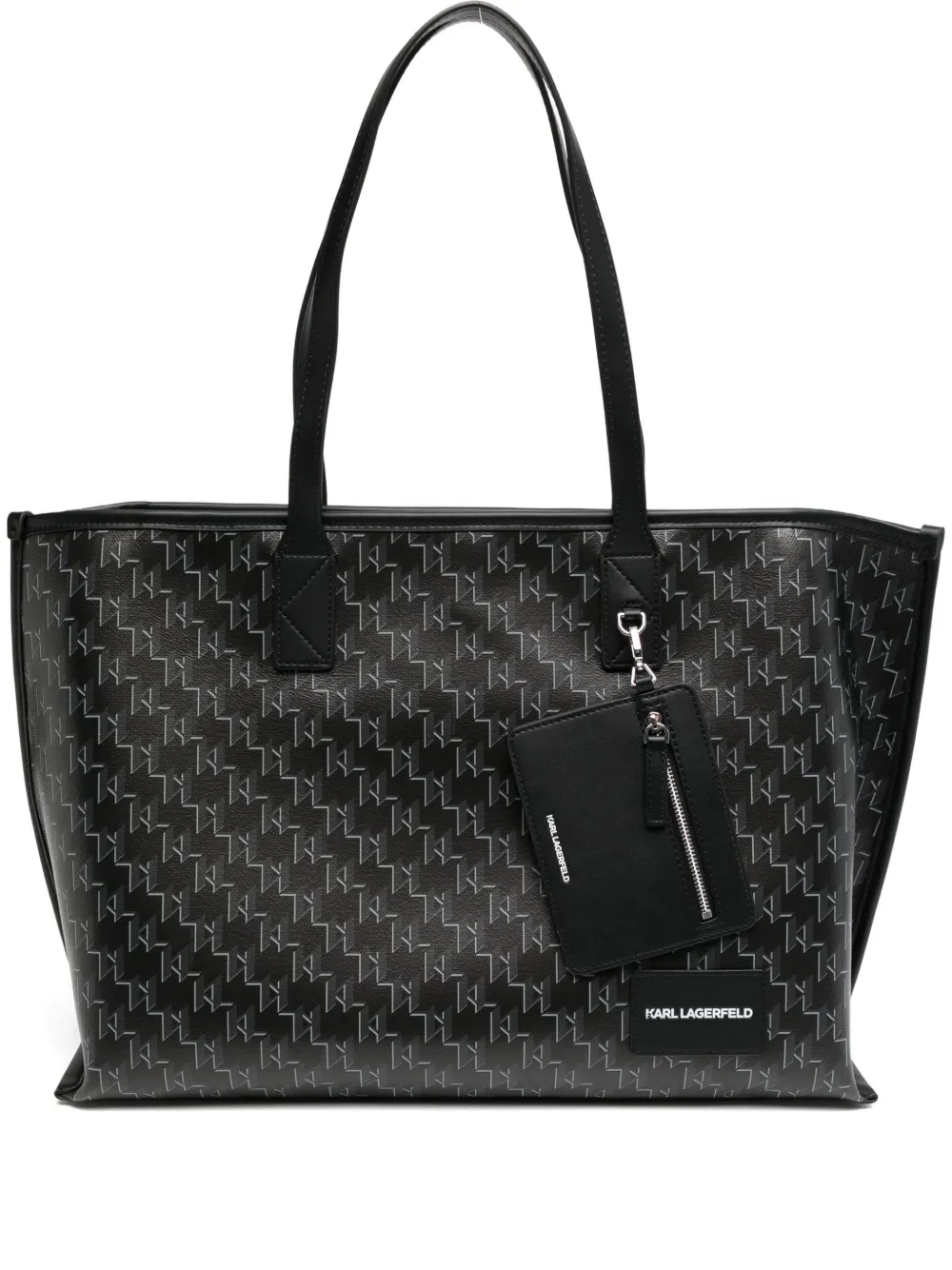 Karl Lagerfeld Kvoyage shopper Zwart