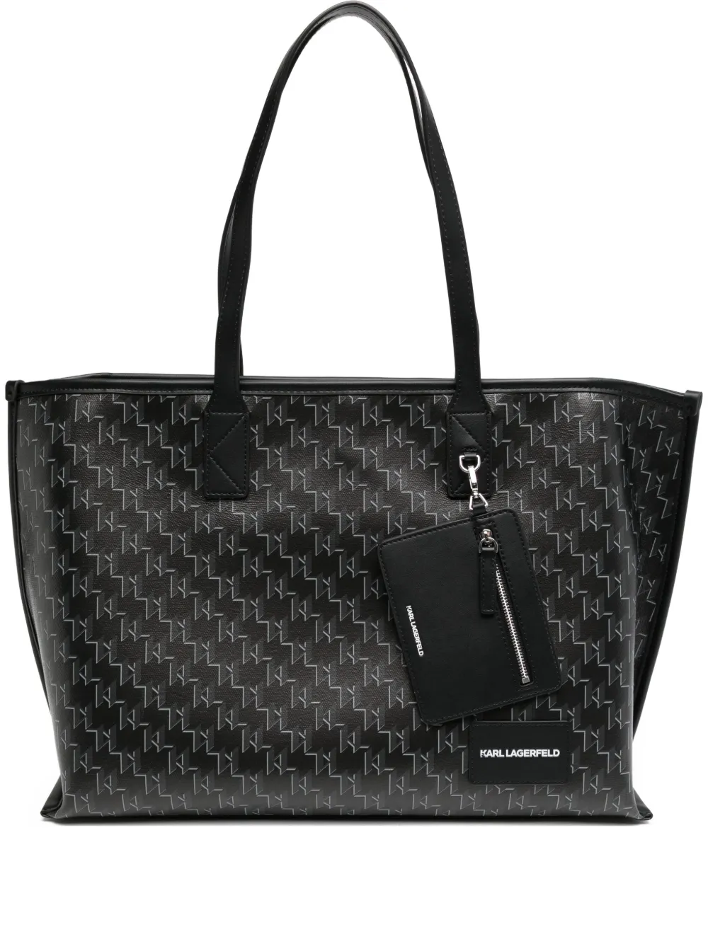 Karl Lagerfeld Kvoyage shopper Zwart