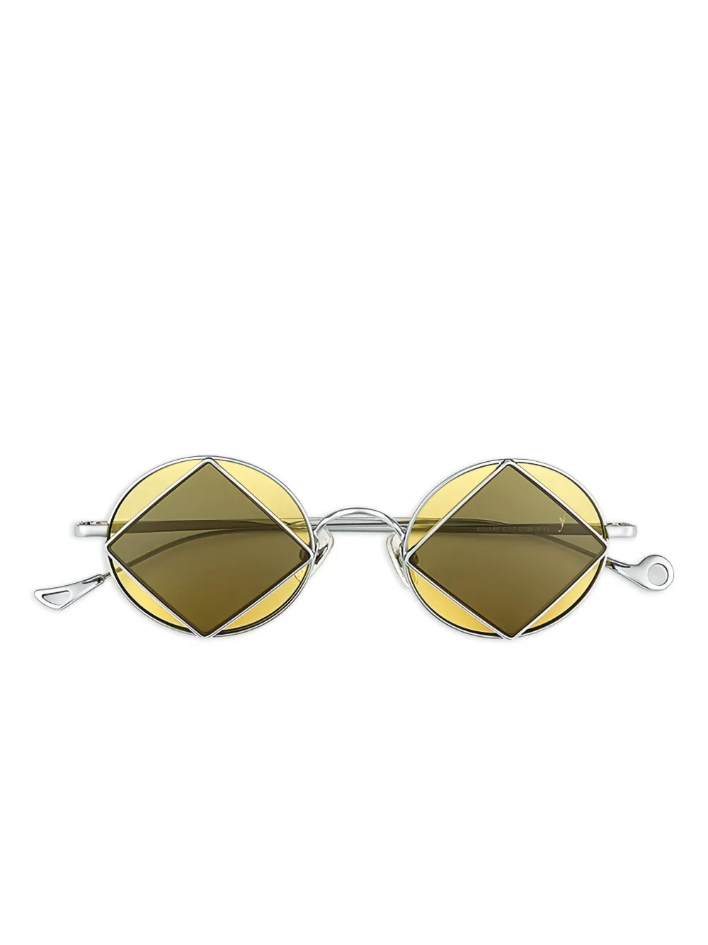 Eyepetizer Square geometric-frame sunglasses Zilver