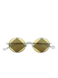 Eyepetizer Square geometric-frame sunglasses - Silver