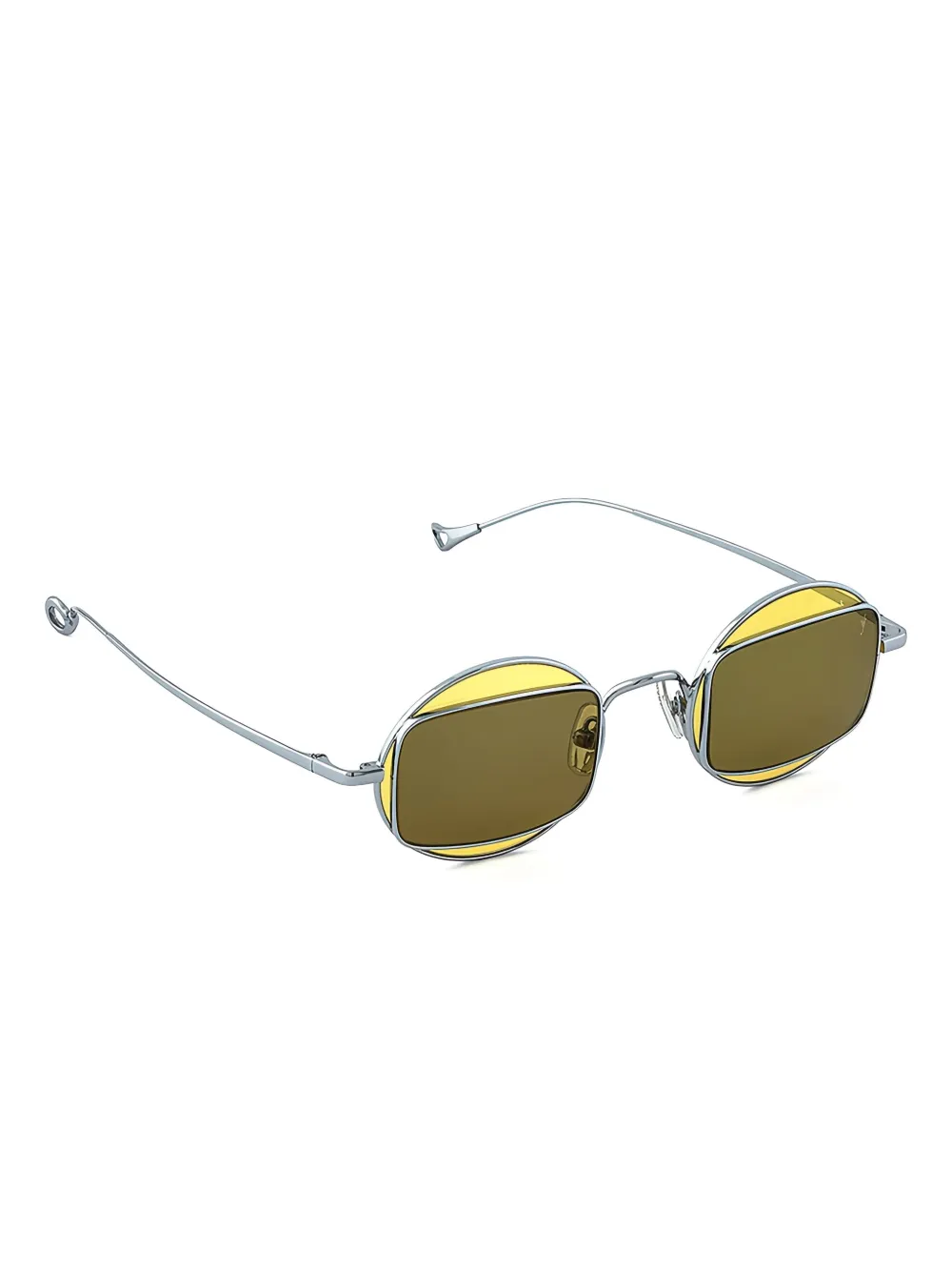Eyepetizer Smooth round-frame sunglasses Zilver