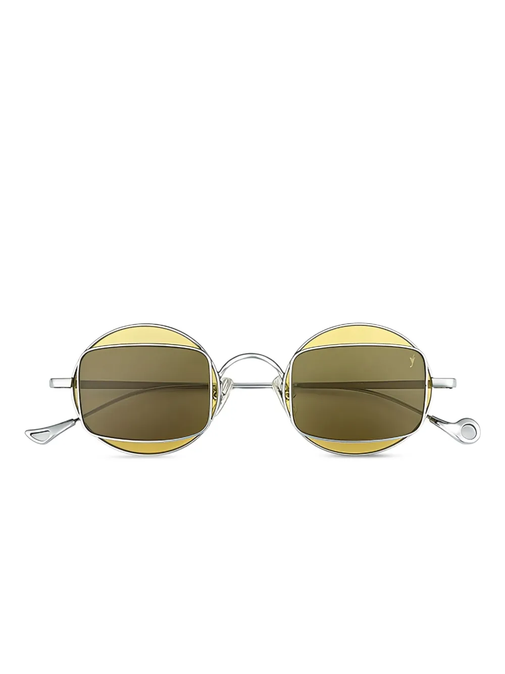 Eyepetizer Smooth round-frame sunglasses Zilver