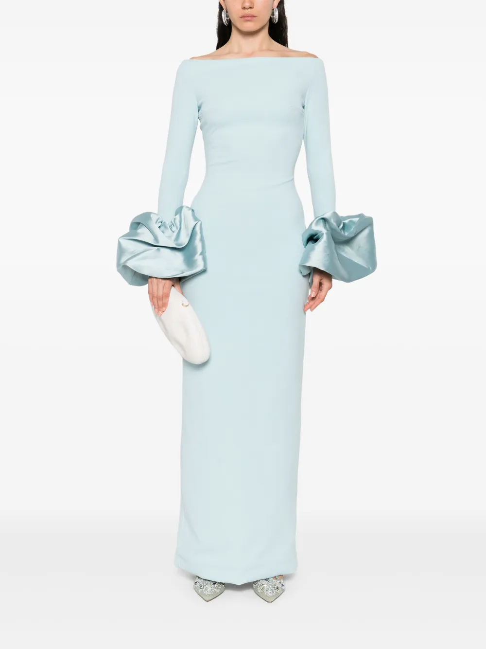 Solace London Talia gown - Blauw