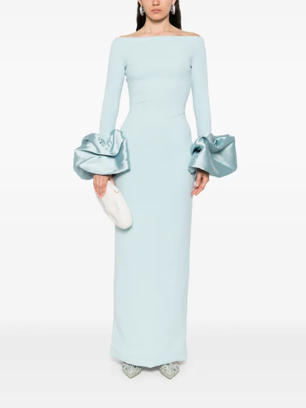 Solace London Talia Gown - Blue Solace London Talia Gown - Blue