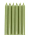 GINORI 1735 logo-print candle (set of six) - Green