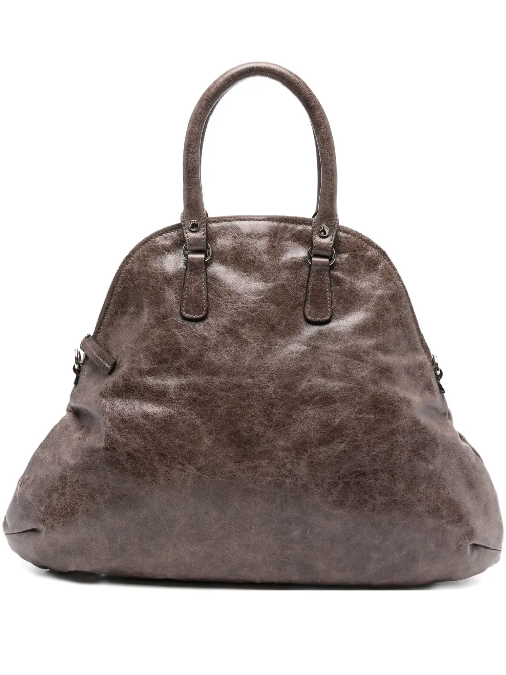 Marni Pre-Owned 2000s ドーム ハンドバッグ - ブラウン Marni Pre-Owned 2000s ドーム ハンドバッグ - ブラウン