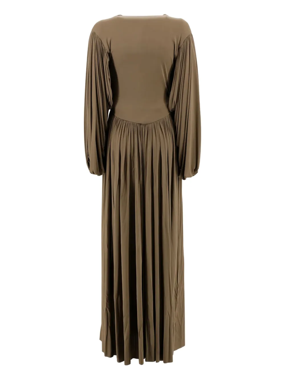 Philosophy Di Lorenzo Serafini draped V-neck maxi dress - Bruin