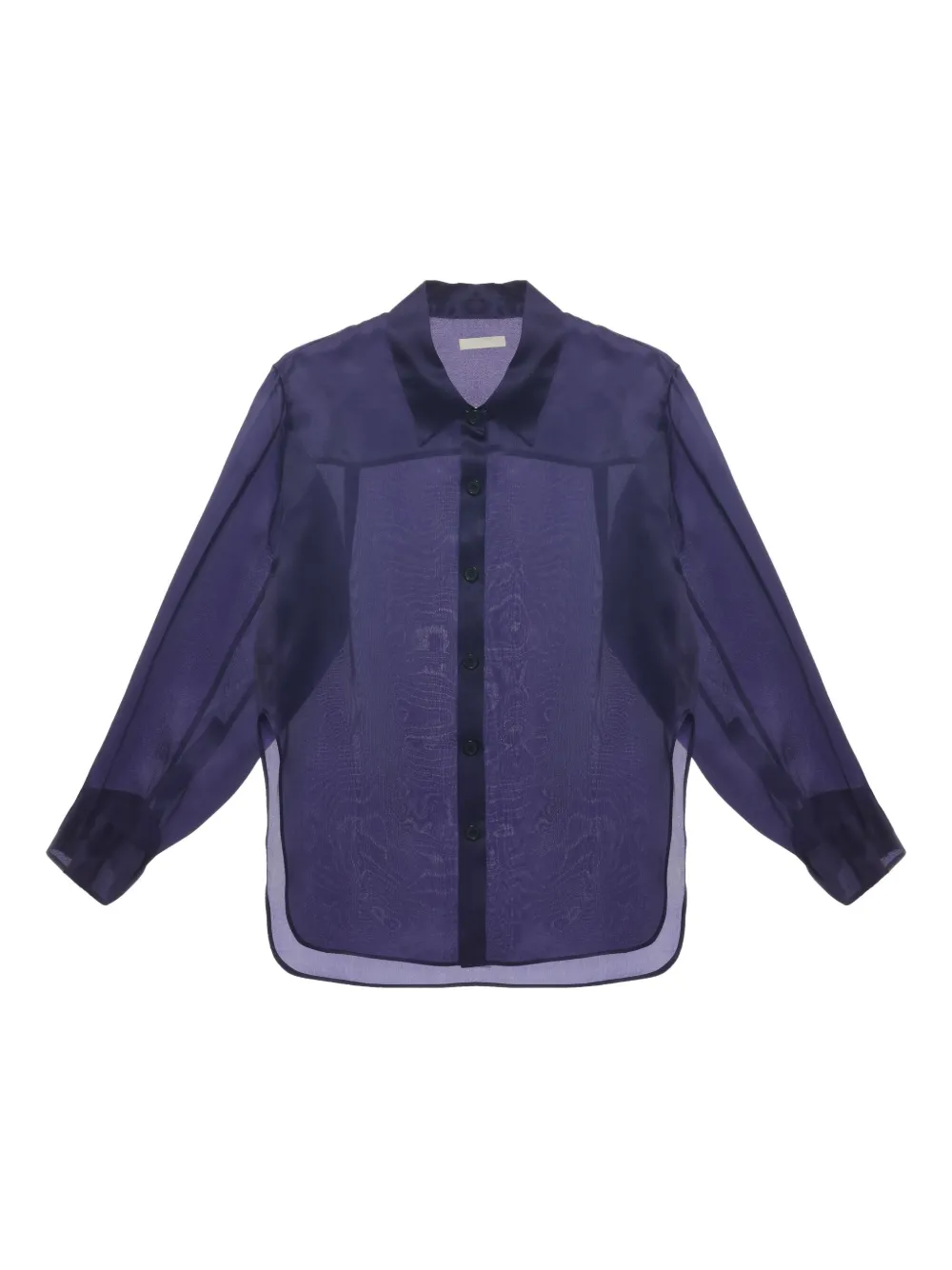 KHAITE camisa oversize traslúcida | morado | Image 1
