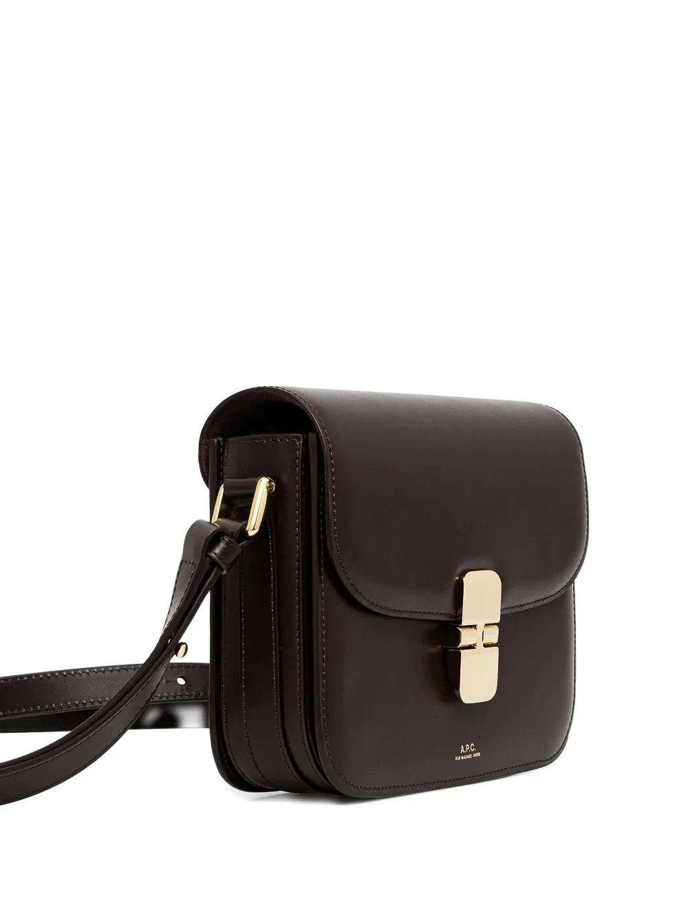 A.P.C. Grace レザーショルダーバッグ S - ブラウン A.P.C. Grace レザーショルダーバッグ S - ブラウン