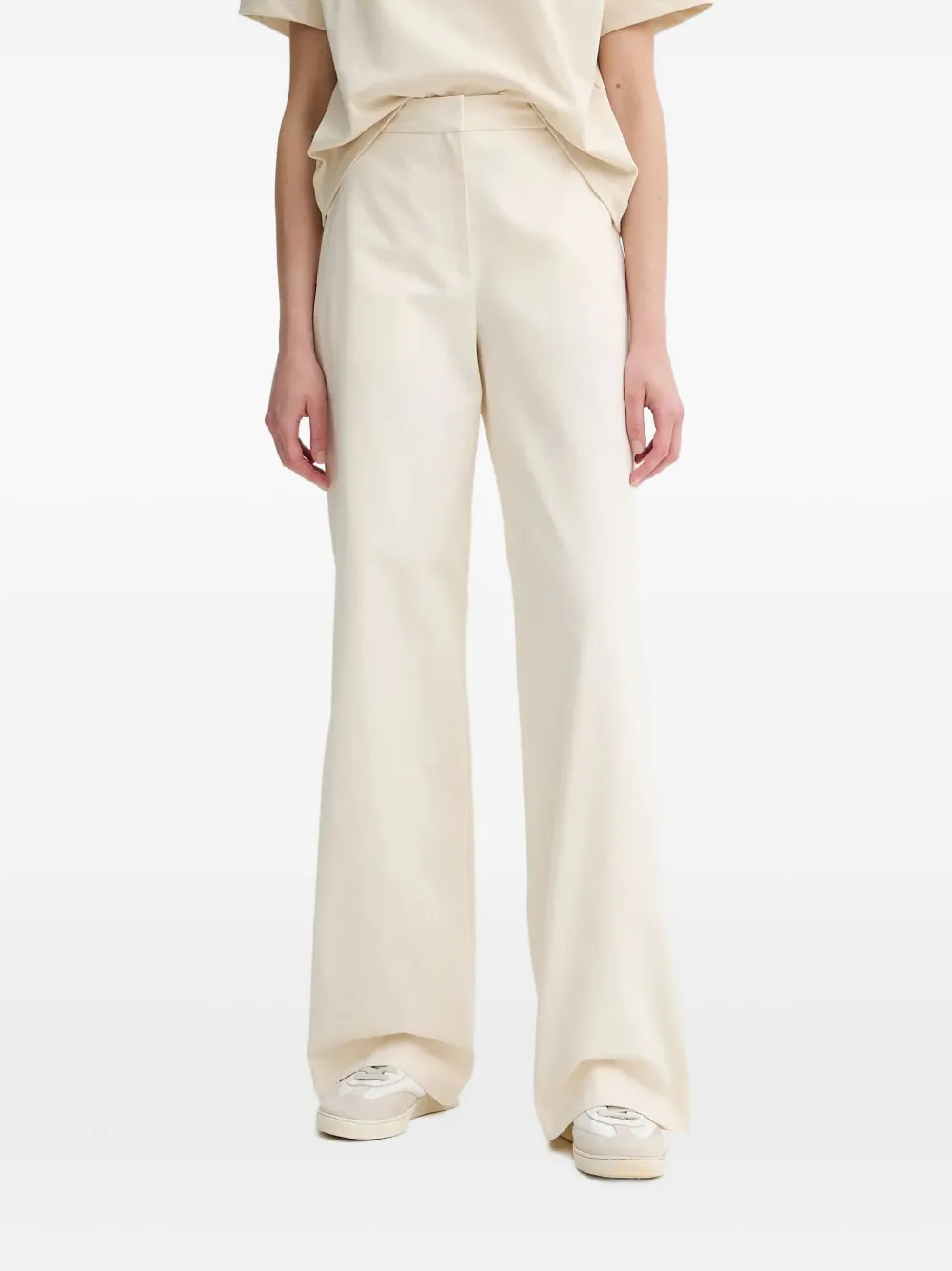 A.P.C. Straight broek met paspelzakken - Beige