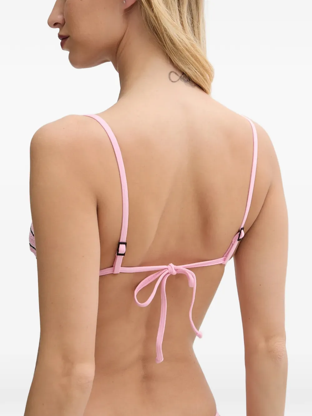 Bond-eye Anisha gestreepte bikinitop Roze