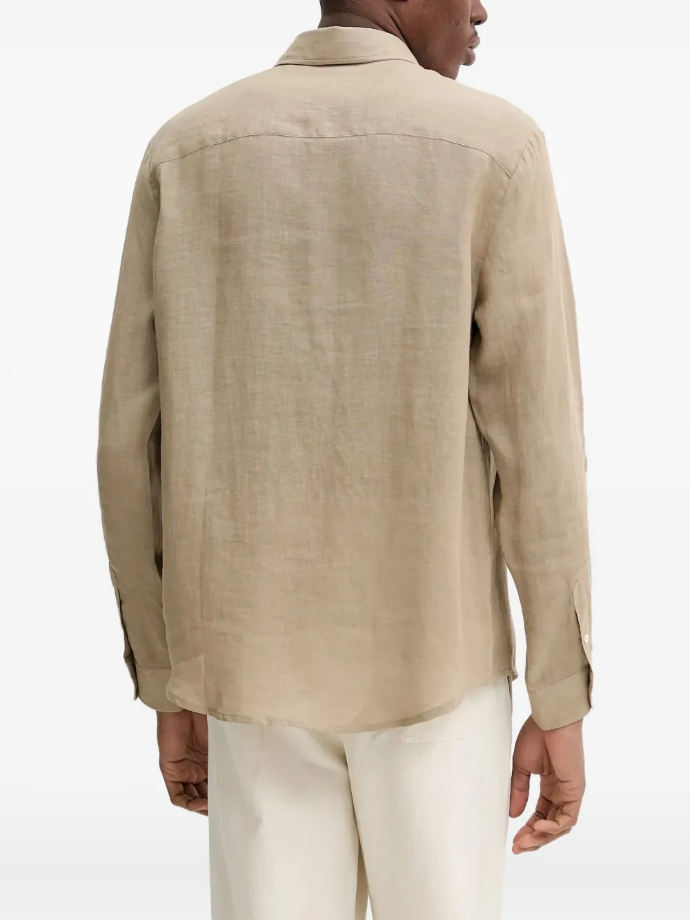 A.P.C. Cassel overhemd met lange mouwen Beige