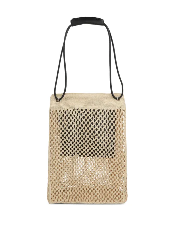 LOEWE ベージュ ショルダーバッグ LOEWE ペブル ショルダーバッグ | ニュートラル | FARFETCH JP