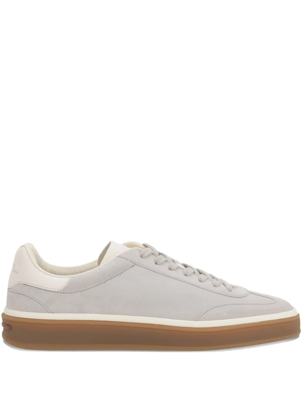 Loro Piana Sneakers in pelle scamosciata - Bianco