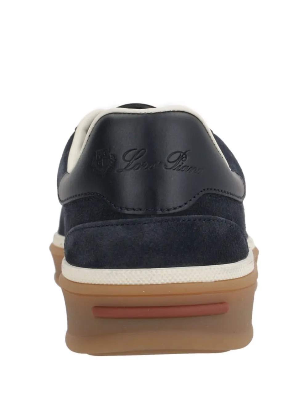 Loro Piana Tennis Walk suede sneakers Blauw
