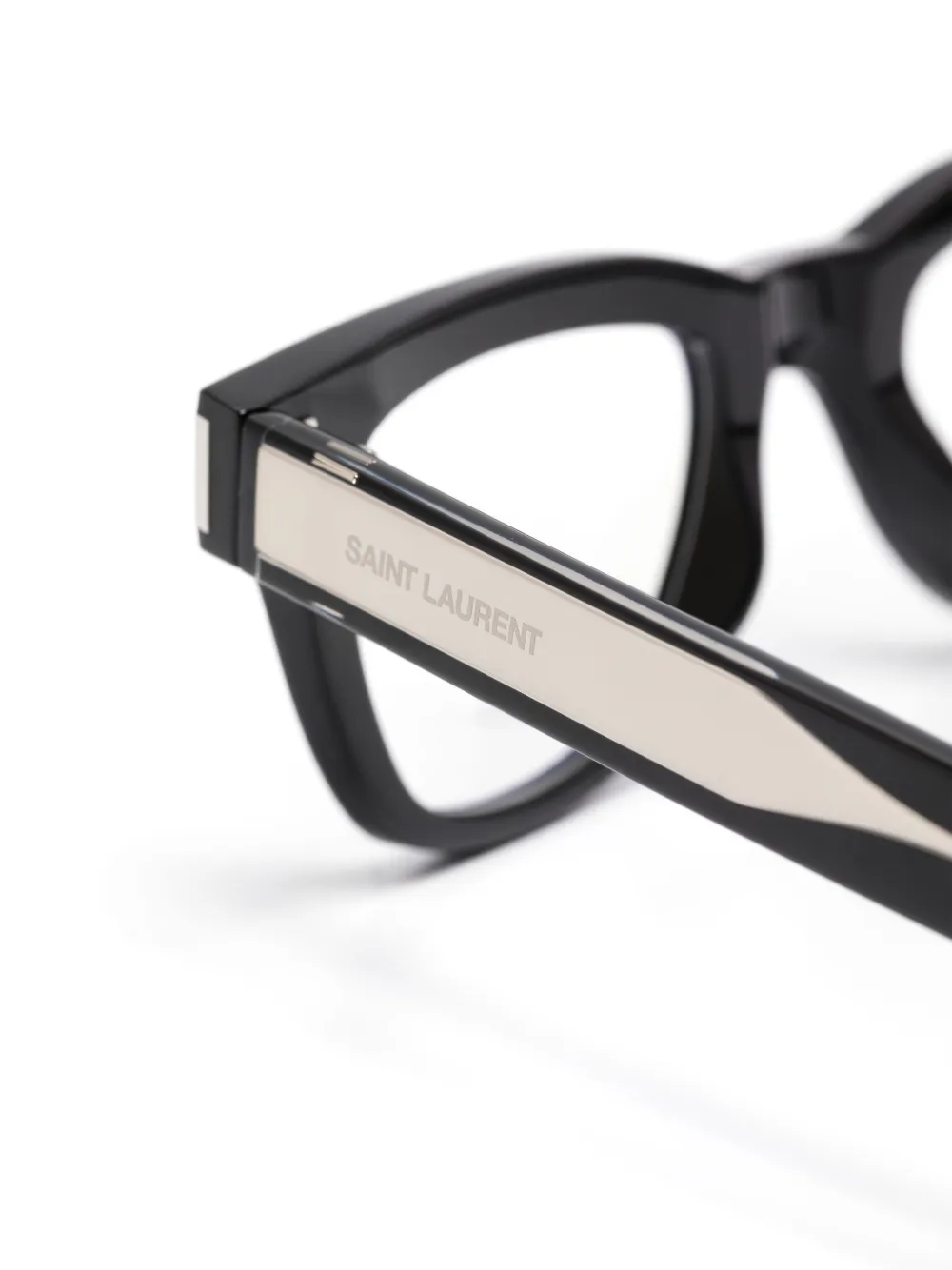 Saint Laurent Eyewear Bril met geometrisch montuur Zwart