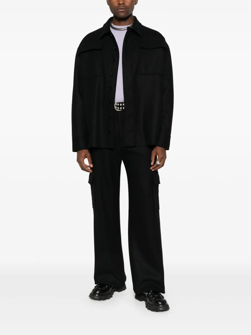 JIL SANDER+ pocket-detail shirt - Zwart