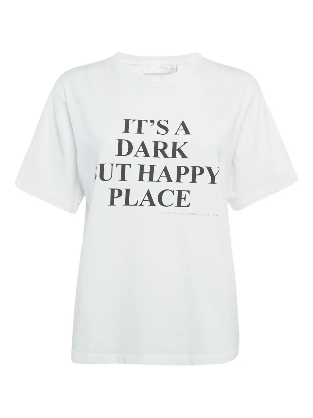Victoria Victoria Beckham cotton graphic T-shirt - ホワイト Victoria Victoria Beckham cotton graphic T-shirt - ホワイト