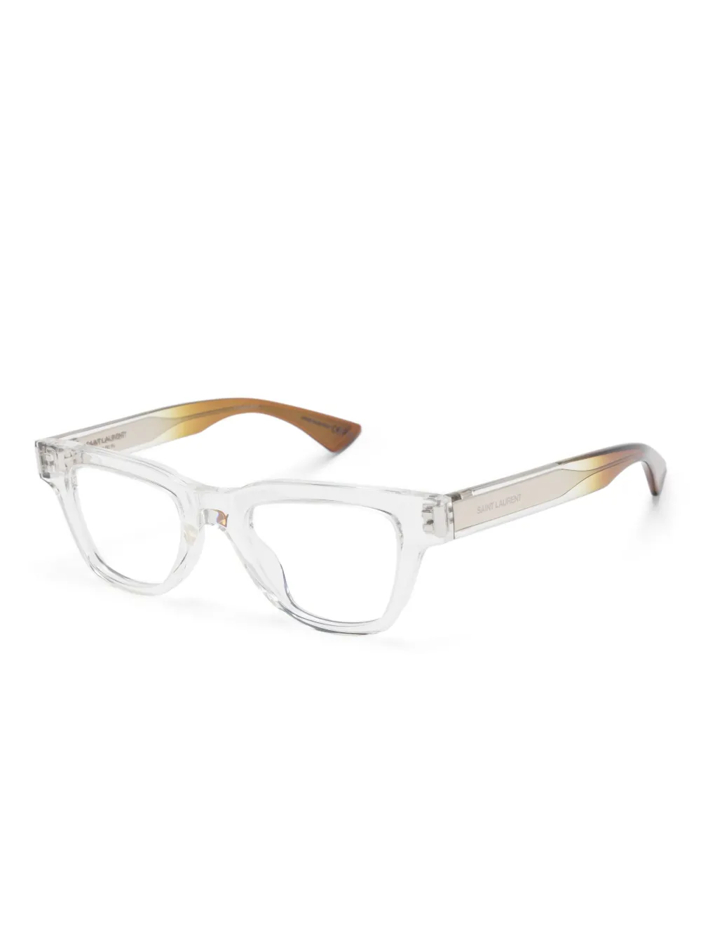 Saint Laurent Eyewear square-frame glasses | Men | Image 2