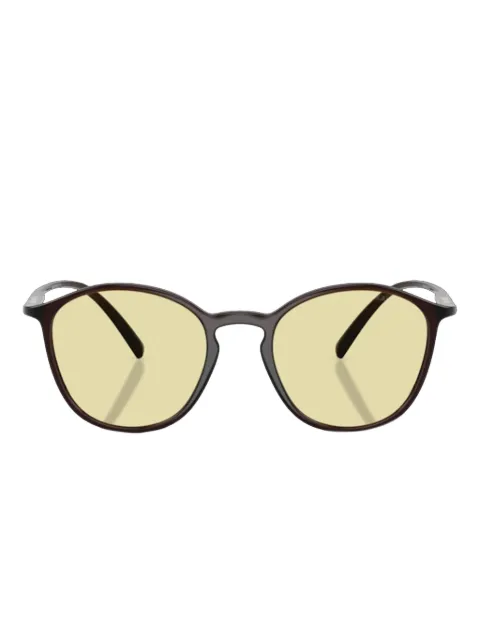 Giorgio Armani metal round sunglasses