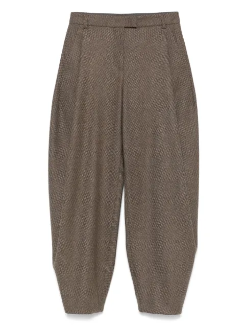 Giorgio Armani virgin wool-blend wide-leg trousers