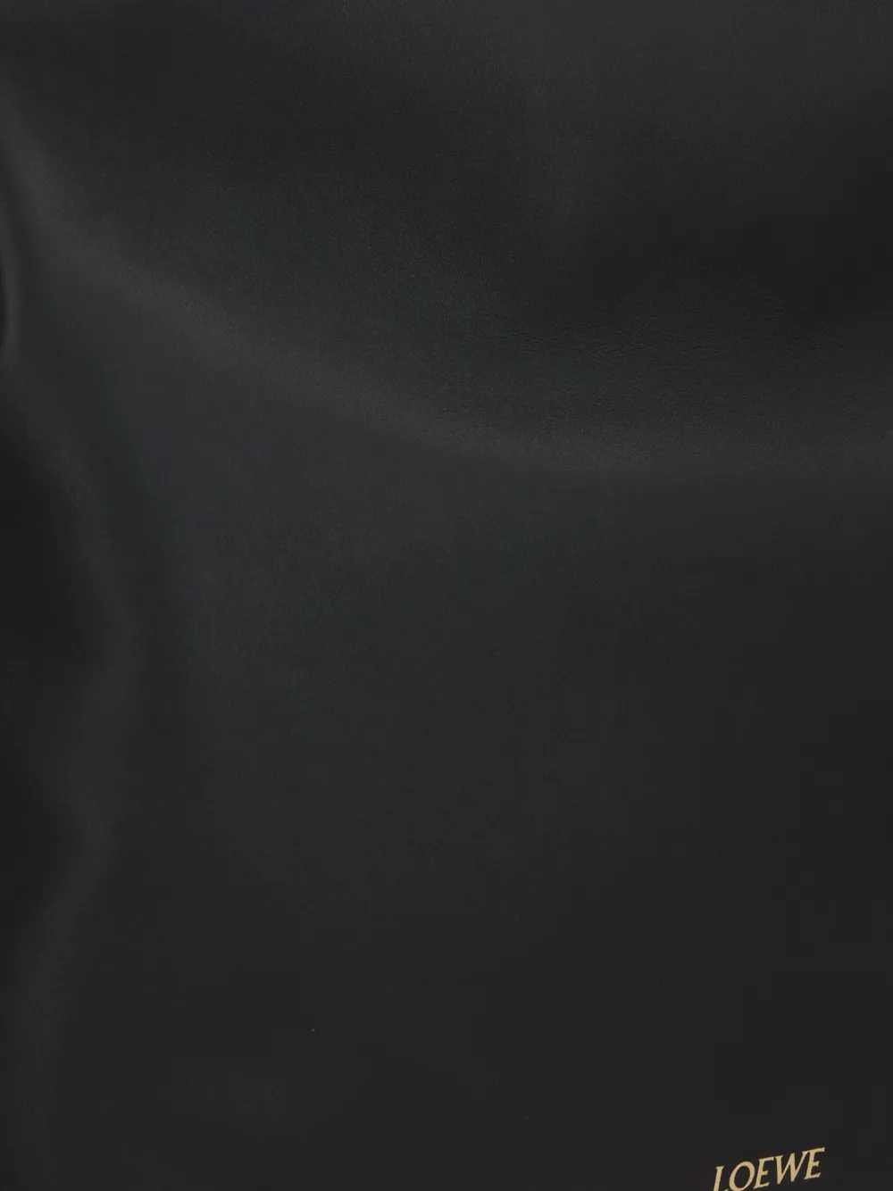 Loewe Large Flamenco Knot-detail Leather Tote Bag In Black