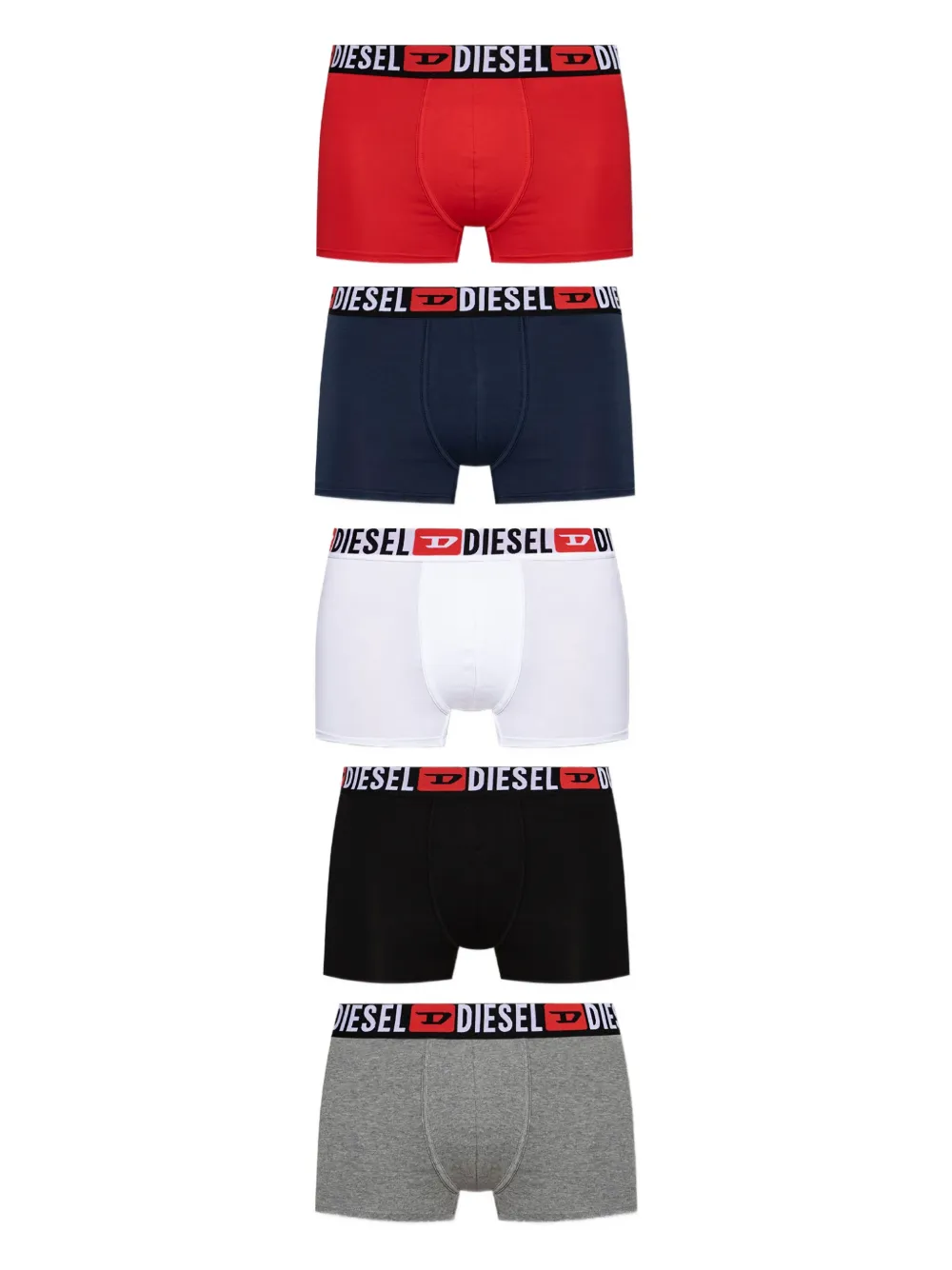 Diesel logo-waistband boxers Rood
