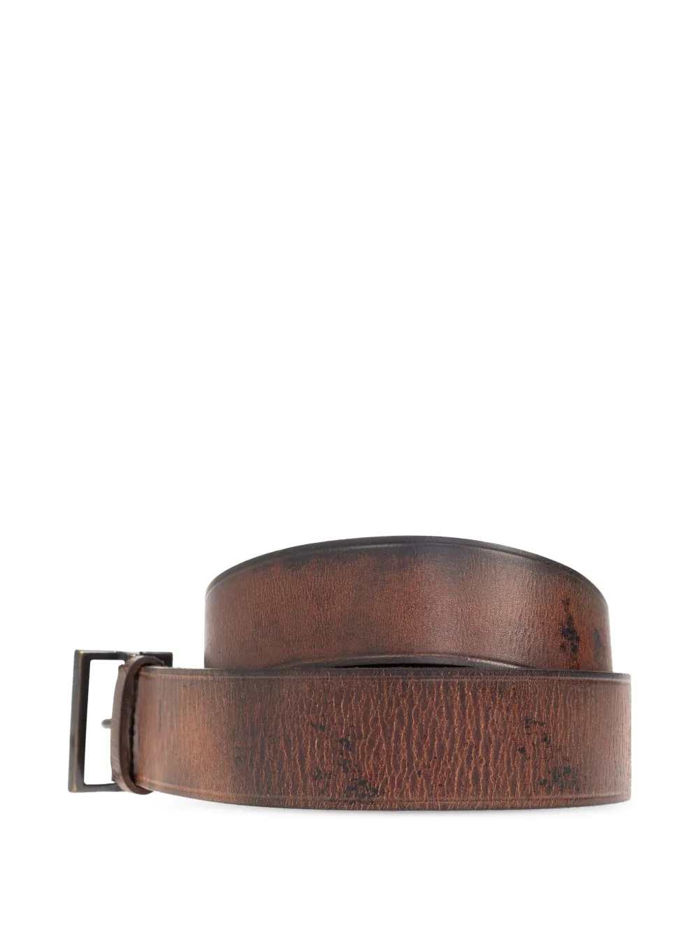 DSQUARED2 distressed leather belt - Bruin