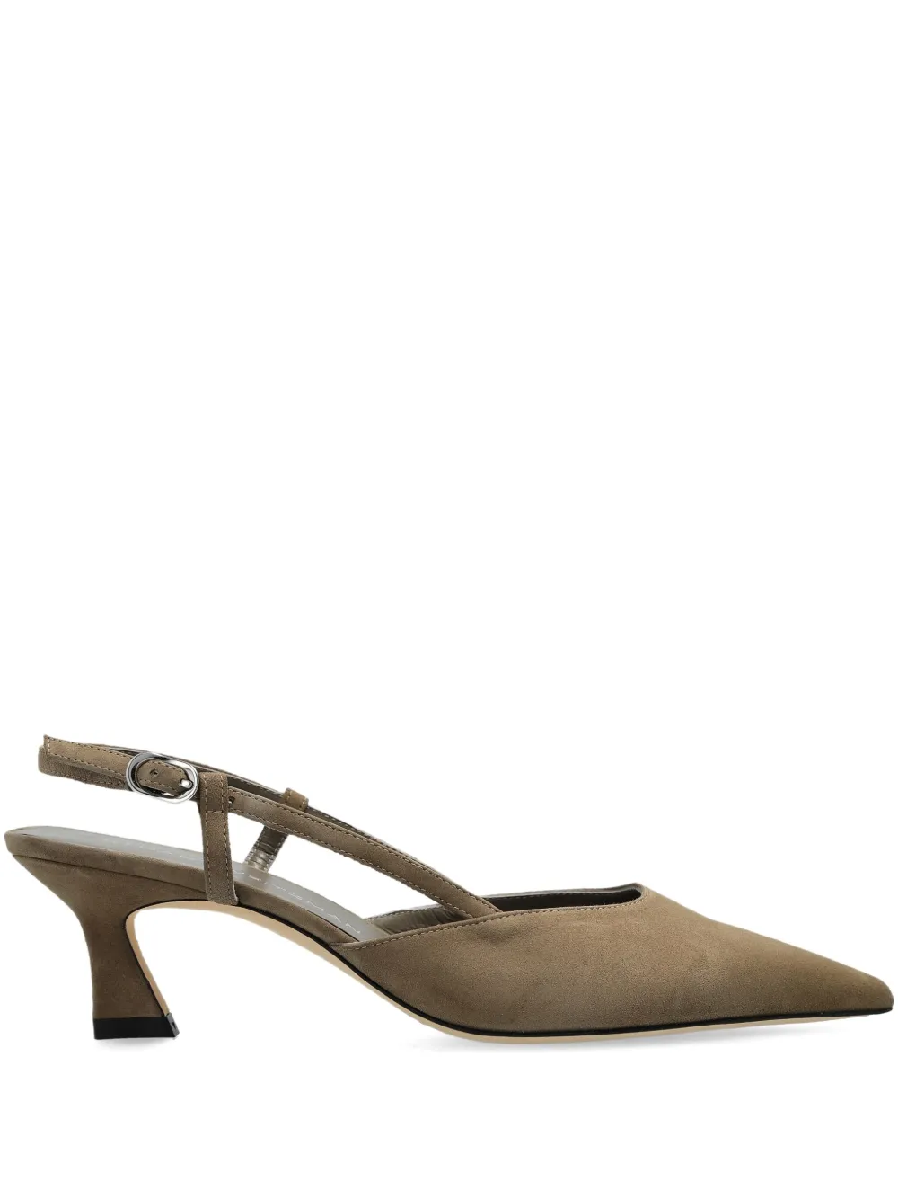 Stuart Weitzman 50mm Vinnie slingback pumps Brown