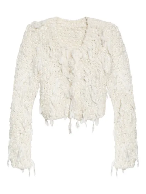 LoveShackFancy frayed cardigan