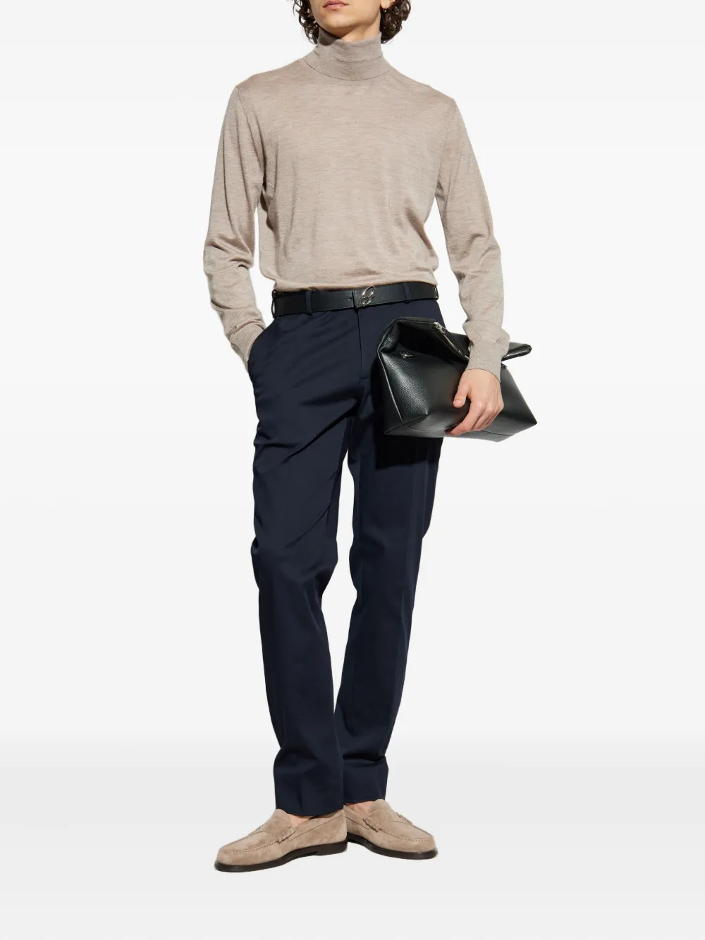 Brioni roll-neck sweater - Beige