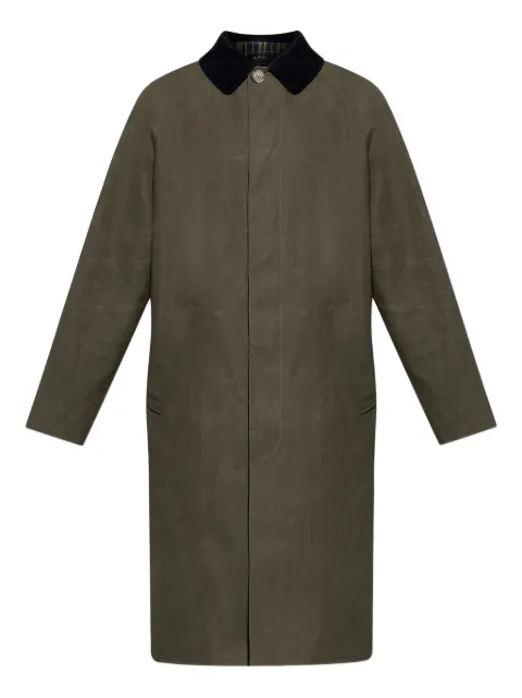 A.P.C. corduroy-collar coat