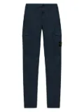 Stone Island cotton twill cargo trousers - Blue