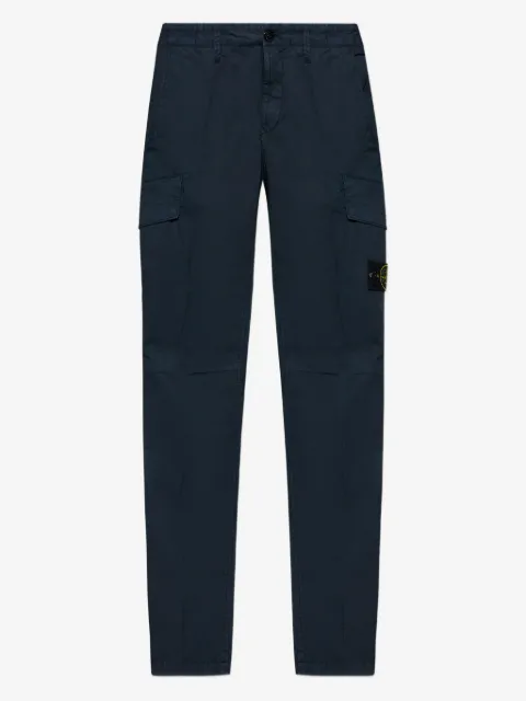 Stone Island cotton twill cargo trousers