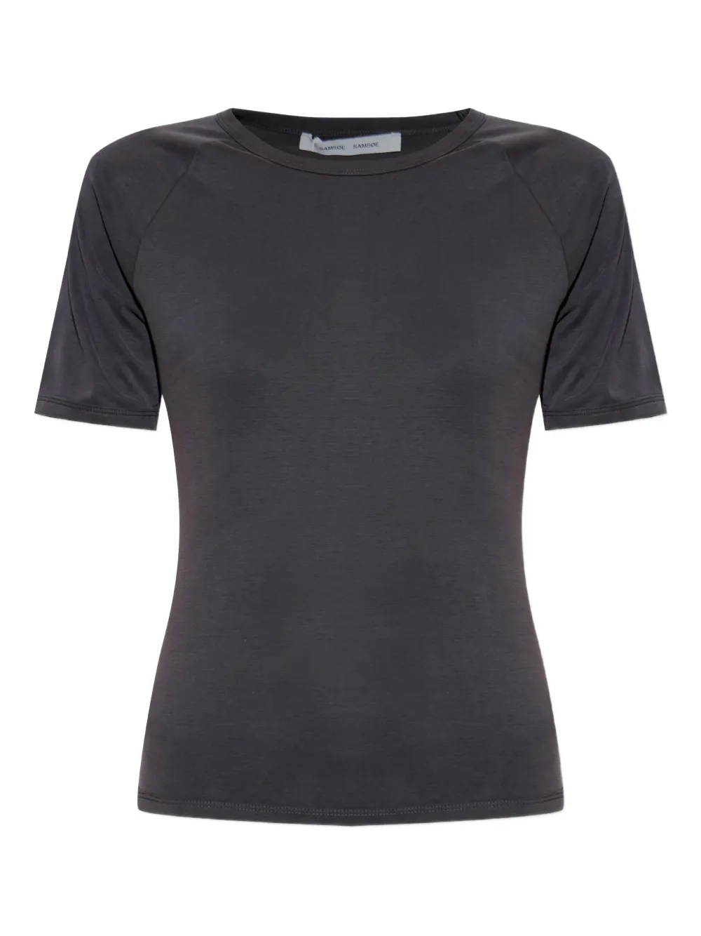 SAMSOE SAMSOE short-sleeve fitted top | Grey | Image 1