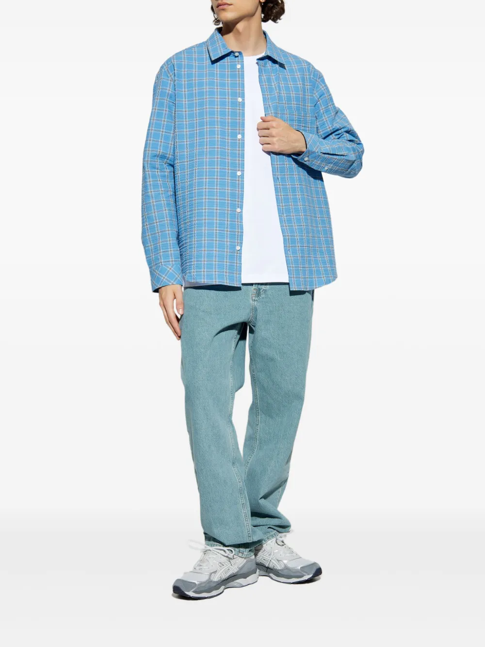 SAMSOE SAMSOE Sadamon shirt - Blauw