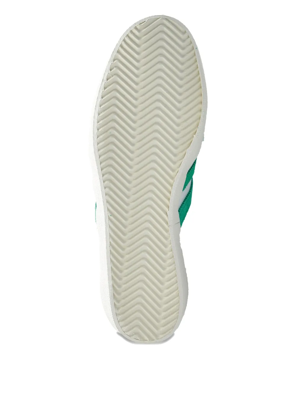 adidas leather three-stripe trainers White