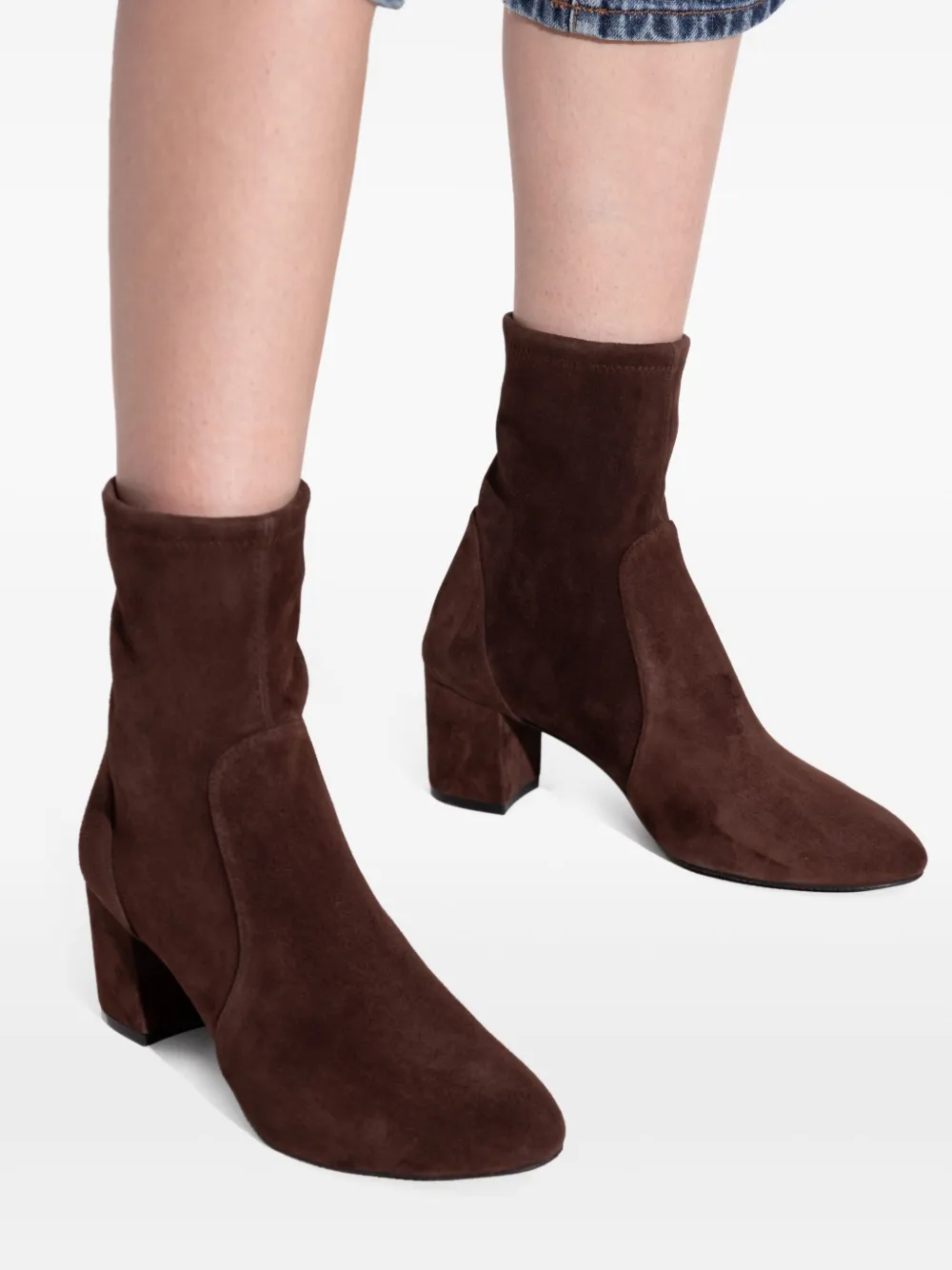 Stuart Weitzman 60mm Yuliana ankle boots Red