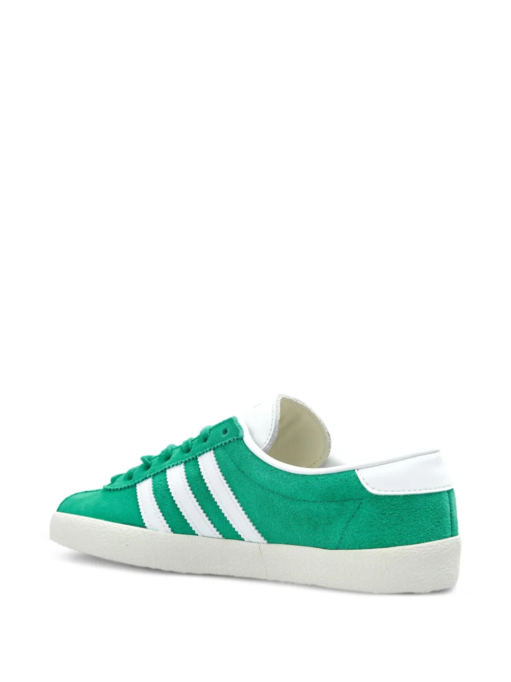 adidas three-stripe suede sneakers Green