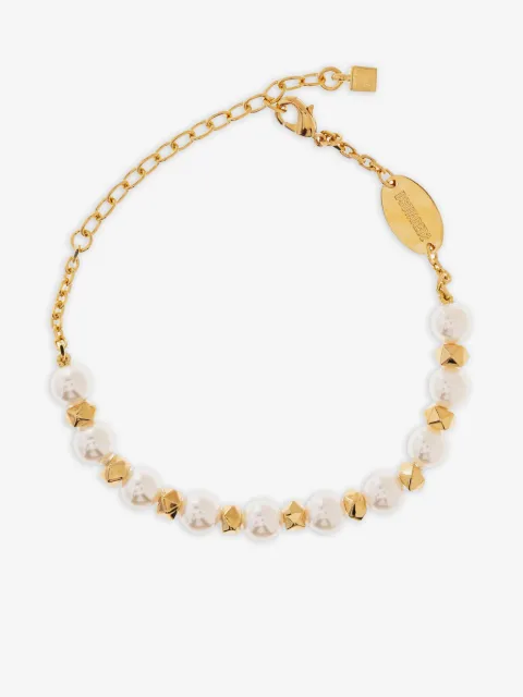 DSQUARED2 pulsera con perlas artificiales