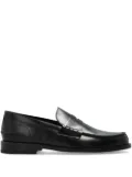 Brioni penny-slot leather loafers - Black
