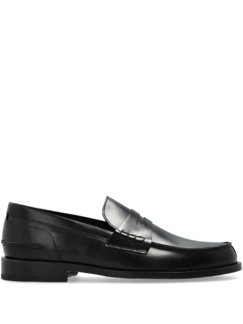 Brioni penny-slot leather loafers