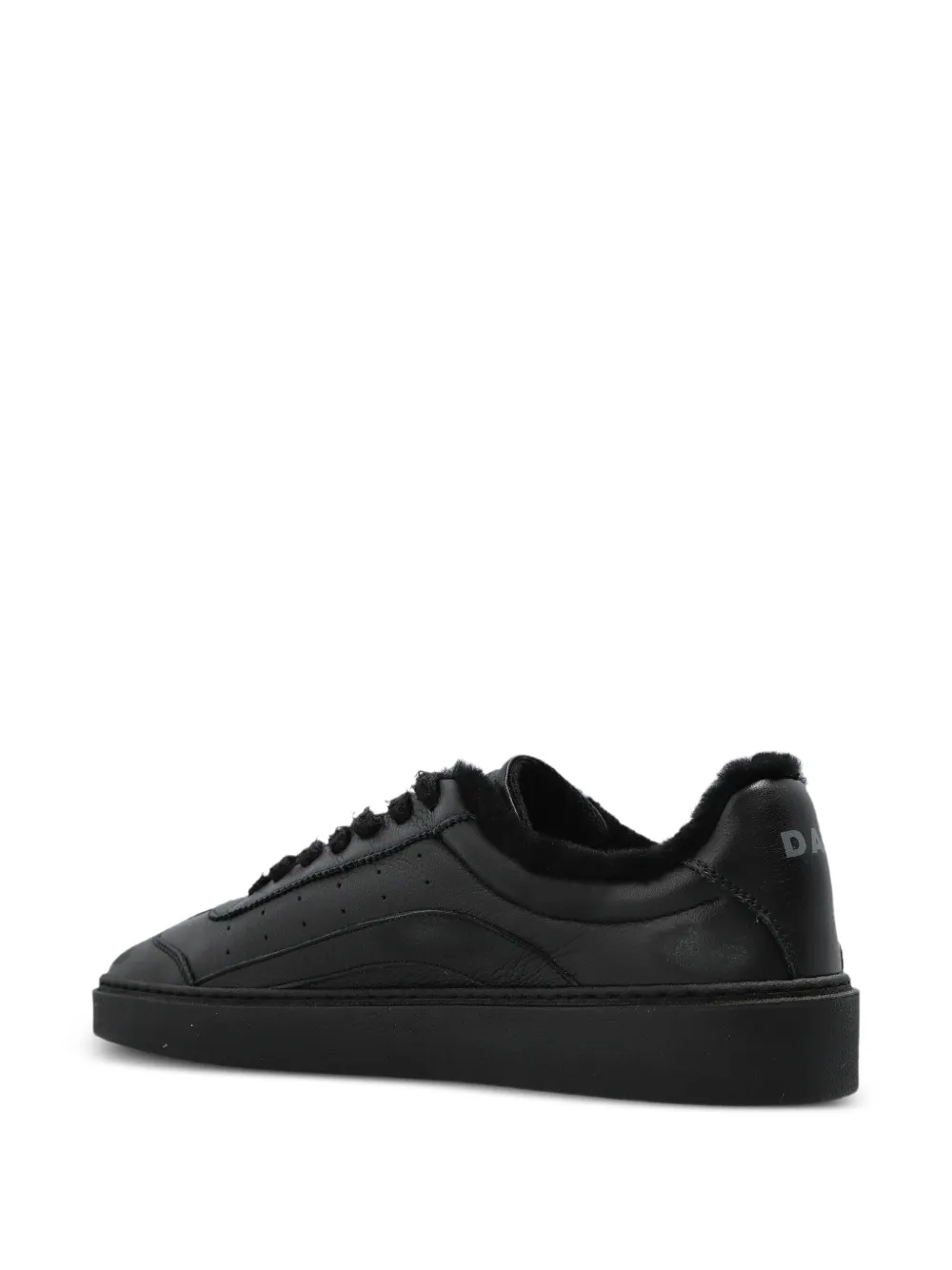 DSQUARED2 Rider leather low-top sneakers Black