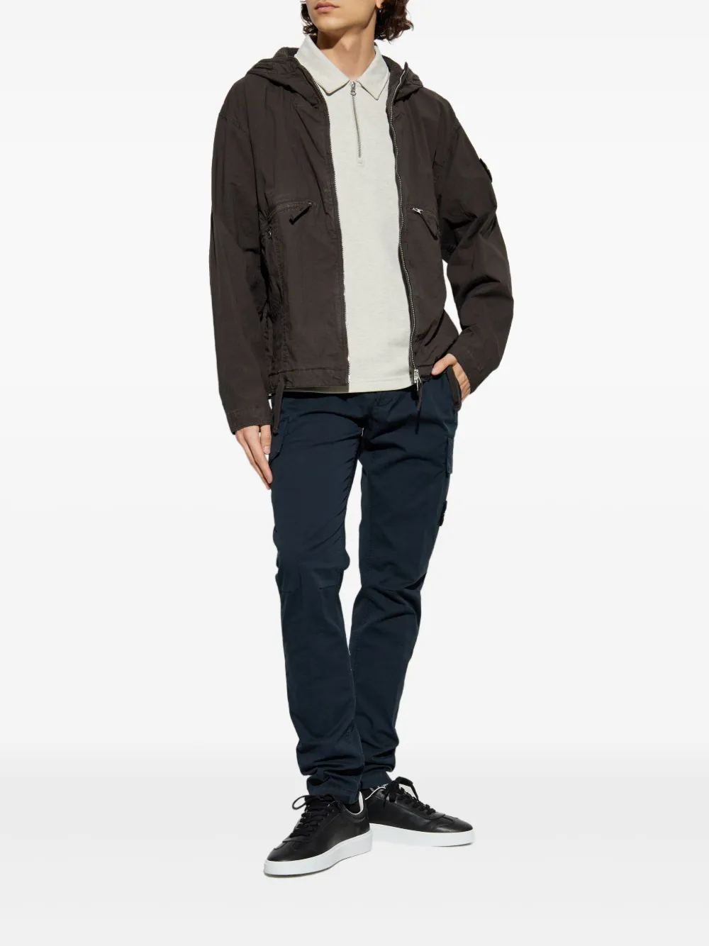 SAMSOE SAMSOE organic cotton polo shirt - Grijs