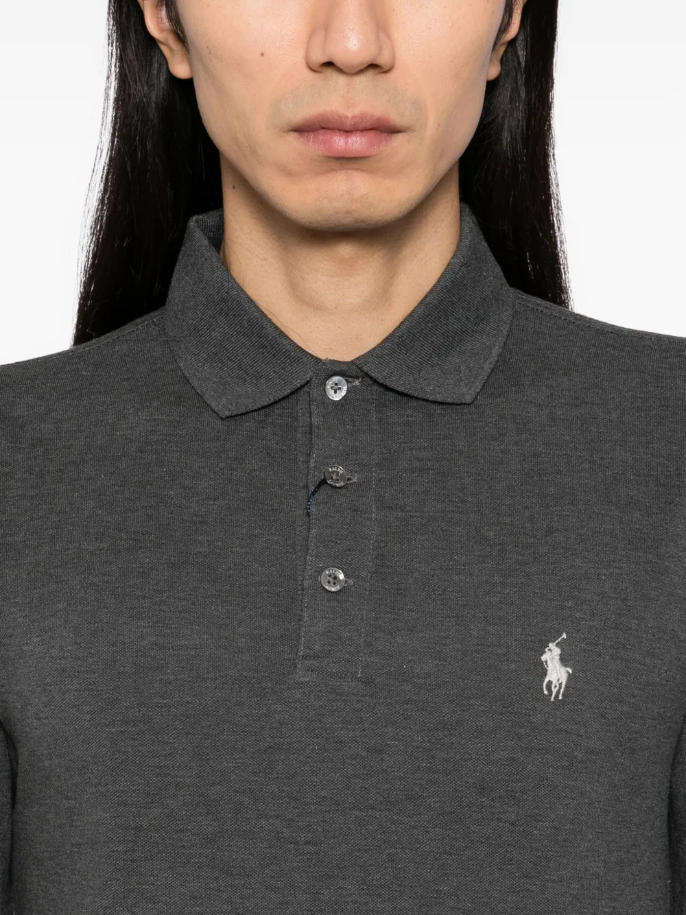 Polo Ralph Lauren Poloshirt met mesh Grijs