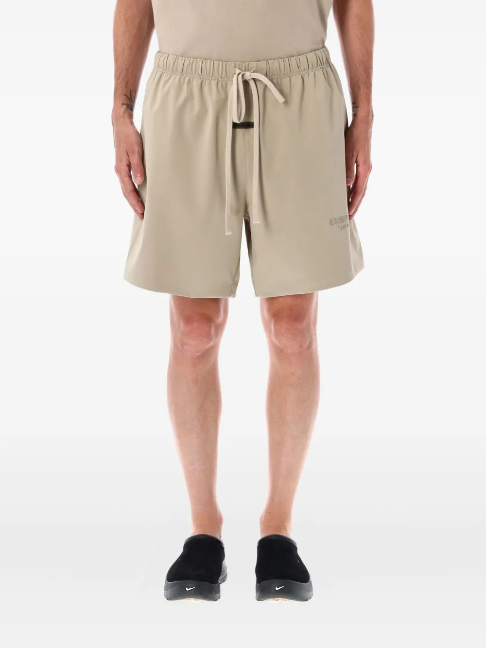 Essentials Drawstring-waistband Track Shorts